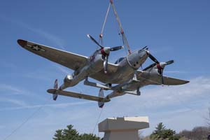Pudgy P-38 relocation